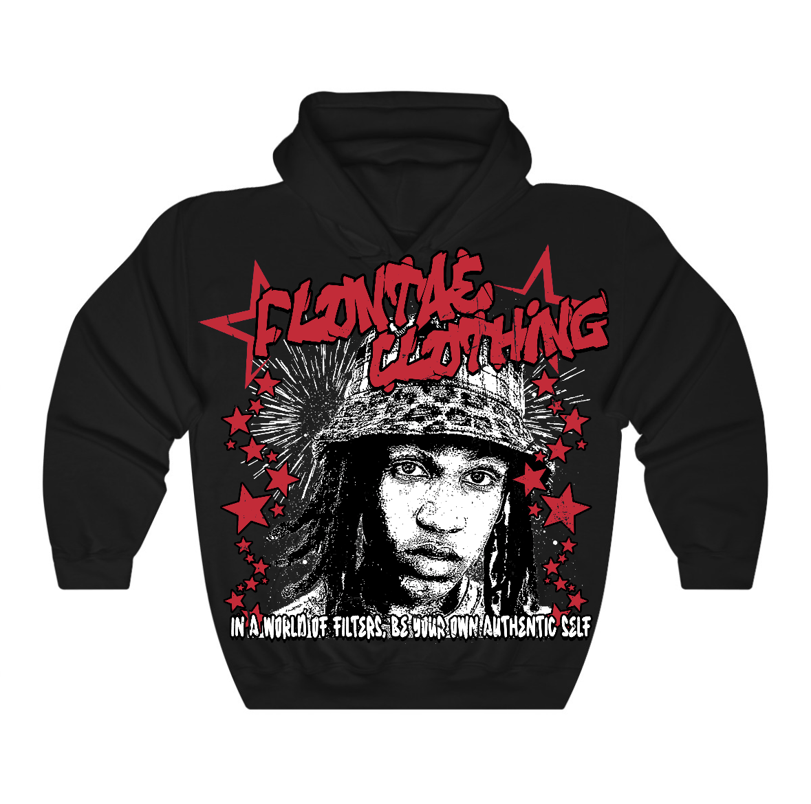 Chicago 1s Low Flontae Hoodie Be Yourself Graphic