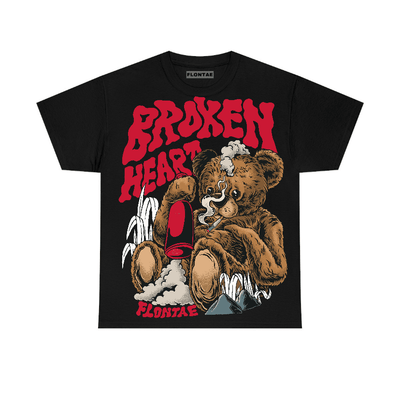 85 Bred 1s Flontae T-Shirt Broken Heart Graphic