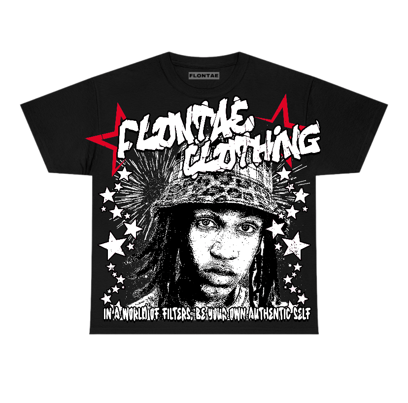 Bred 11s Low Flontae T-Shirt Be Yourself Graphic
