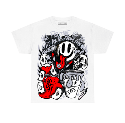 Black Cement 3s Flontae T-Shirt Stay Out Graphic