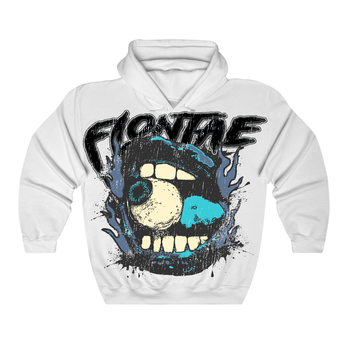 Gamma Blue 11s Flontae Hoodie Can't Miss Me Graphic