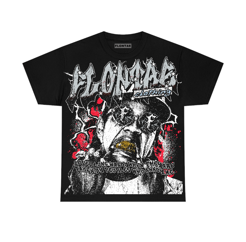 Black Metallic Reimagined 5s Flontae T-Shirt Annoy Graphic