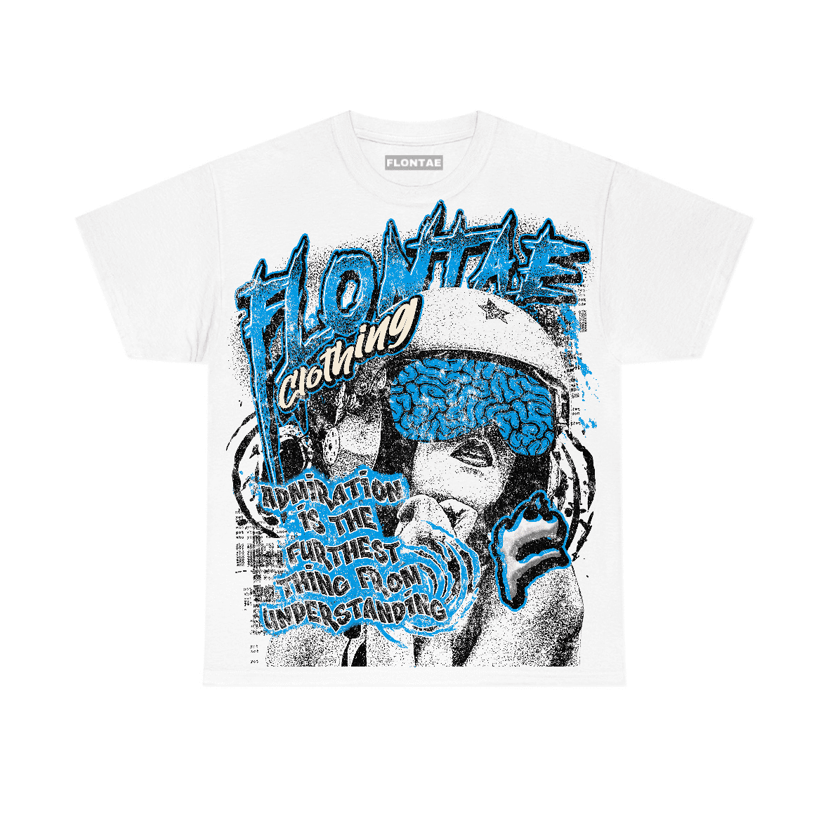 University Blue Reimagined 1s Flontae T-Shirt Understand Graphic