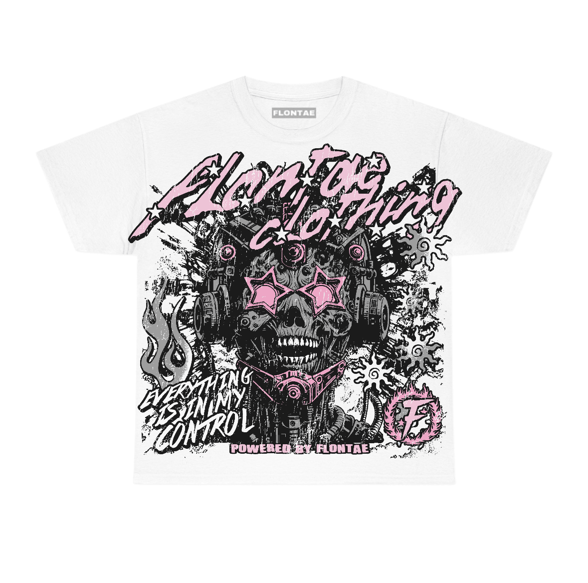 Pearl Pink 12s Flontae T-Shirt My Control Graphic