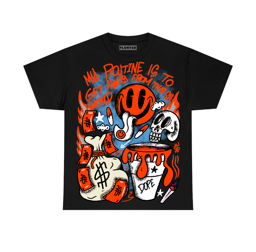 Georgia Peach 3s Flontae T-Shirt Stay Out Graphic