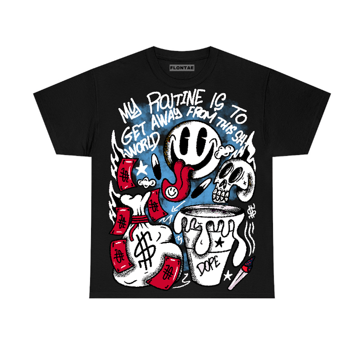 Red Taxi 12s Flontae T-Shirt Stay Out Graphic