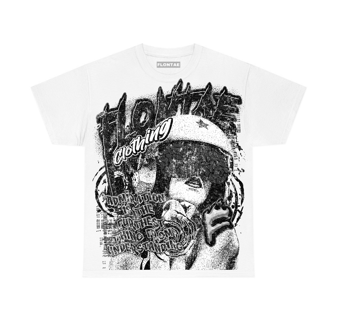 Black Cat 4s Flontae T-Shirt Understand Graphic