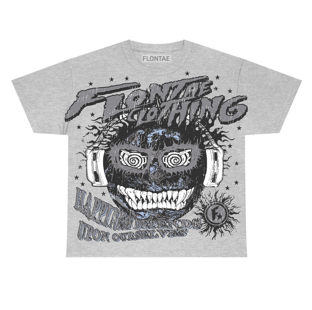 Wolf Grey 5s Flontae T-Shirt Happiness Within Graphic