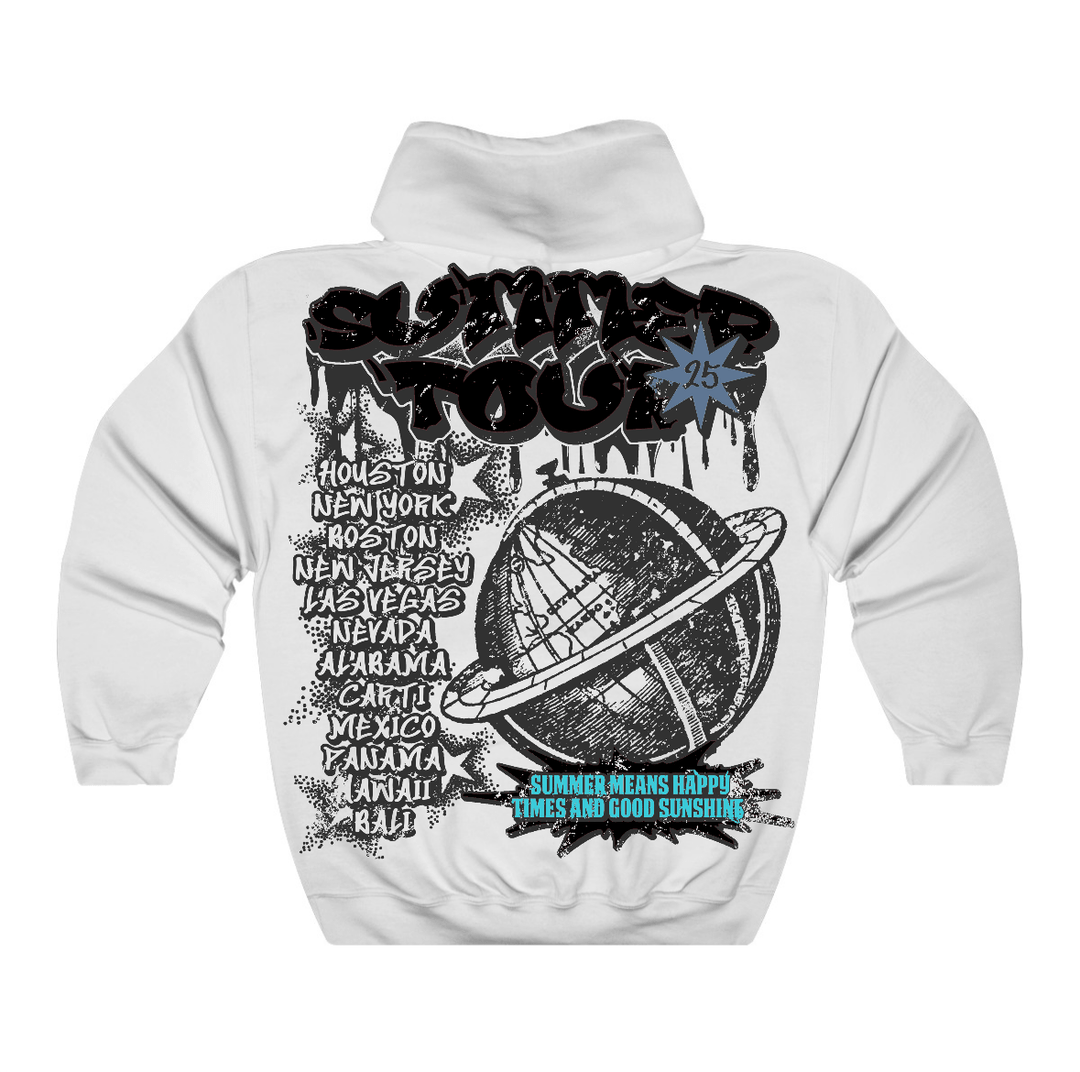 Gamma Blue 11s Flontae Hoodie Happiness Graphic