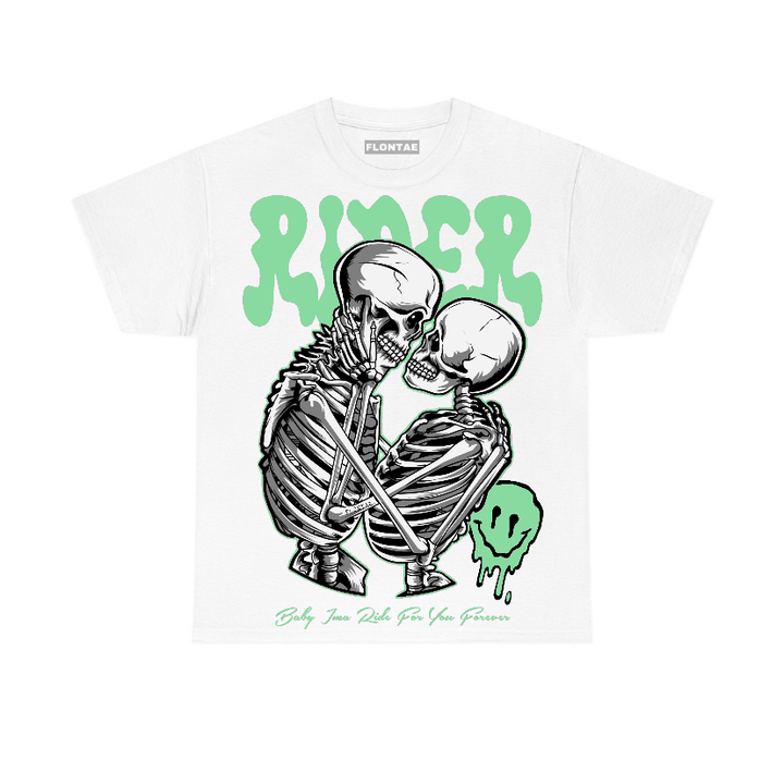 Green Glow 1s Flontae T-Shirt Rider Graphic