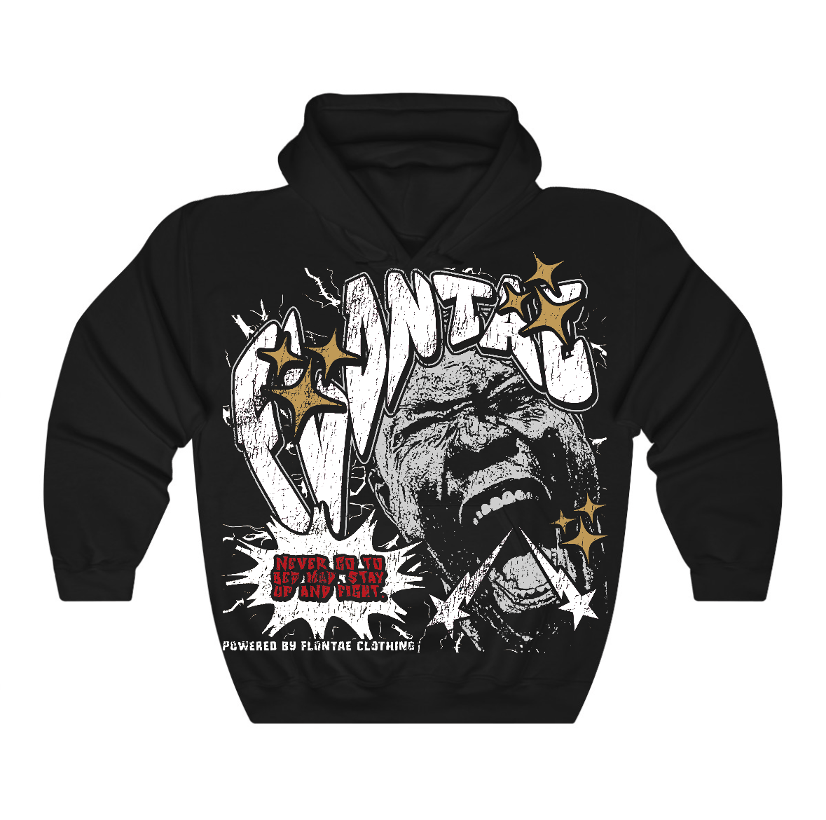 Taxi 12s Flontae Hoodie Never Quit Graphic