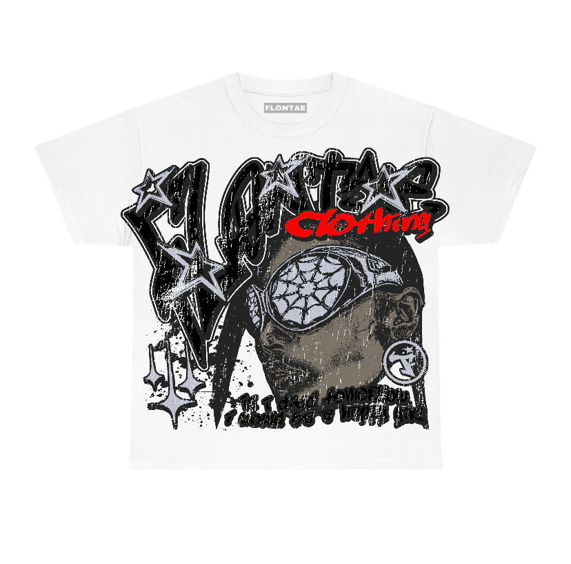 Black Cement 3s Flontae T-Shirt Happy Time Graphic