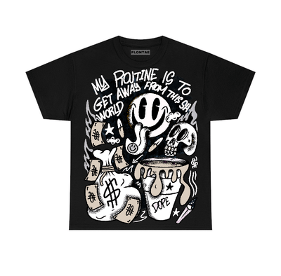 Reverse Metallic 5s Flontae T-Shirt Stay Out Graphic