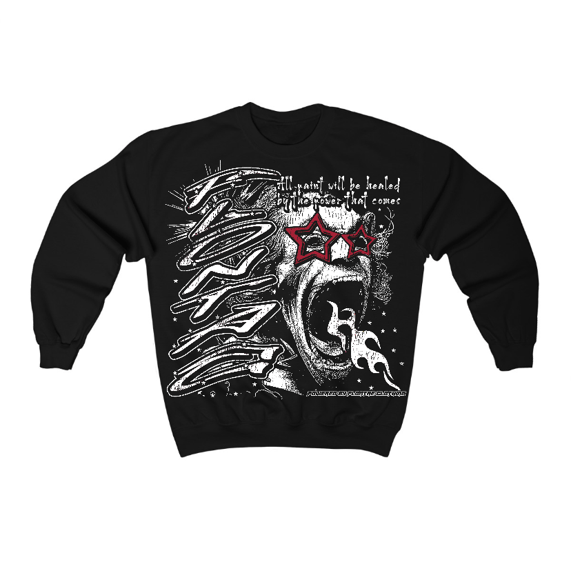 Black Toe 14s Flontae Crewneck Sweatshirt Wonder Graphic