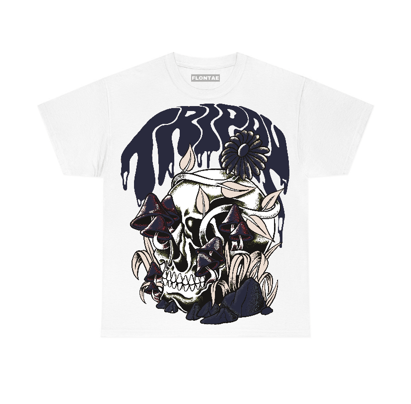 Midnight Navy 1s Flontae T-Shirt Trippin Graphic