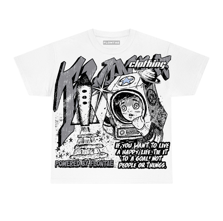 Wolf Grey 5s Flontae T-Shirt Cosmic Aura Graphic