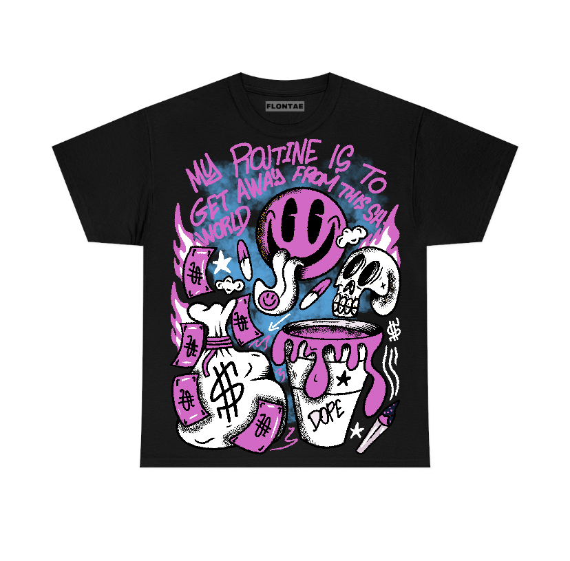 Hyper Violet 4s Flontae T-Shirt Stay Out Graphic