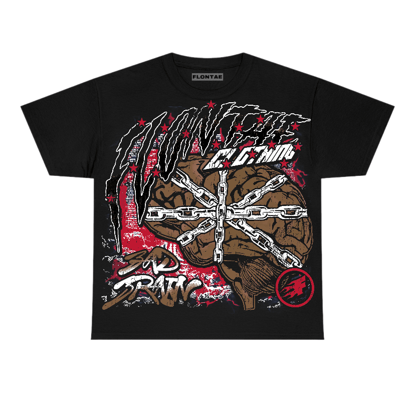 Olive 9s Flontae T-Shirt Bad Brain Graphic