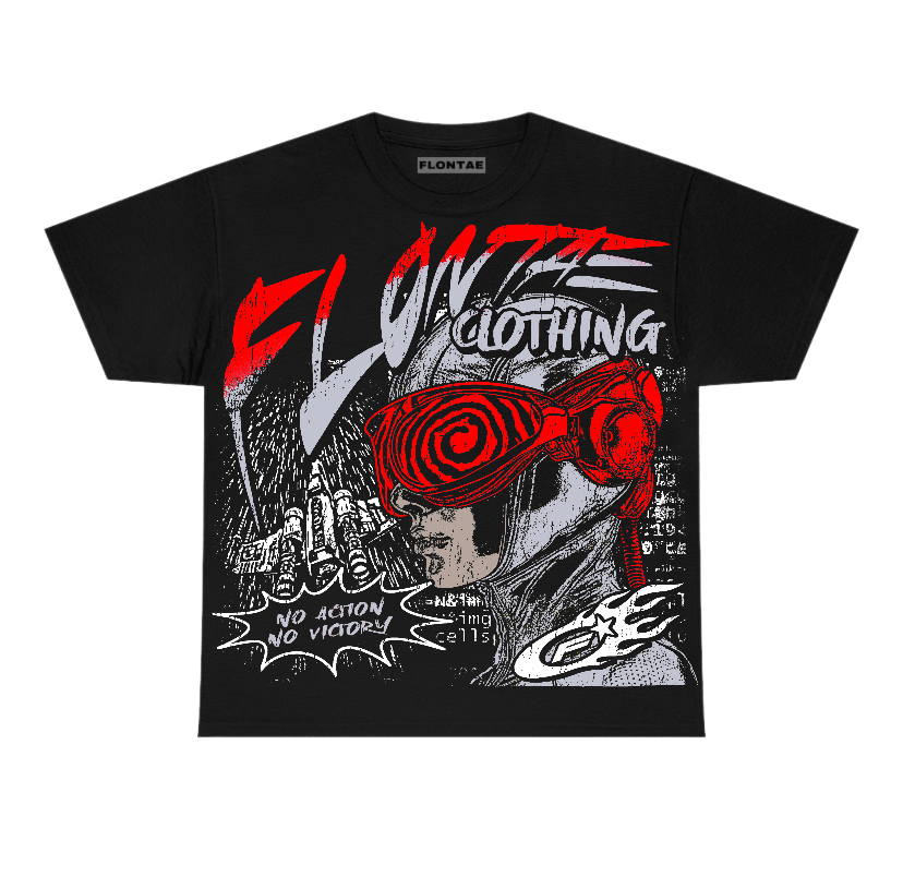 Black Cement 3s Flontae T-Shirt Justify Graphic