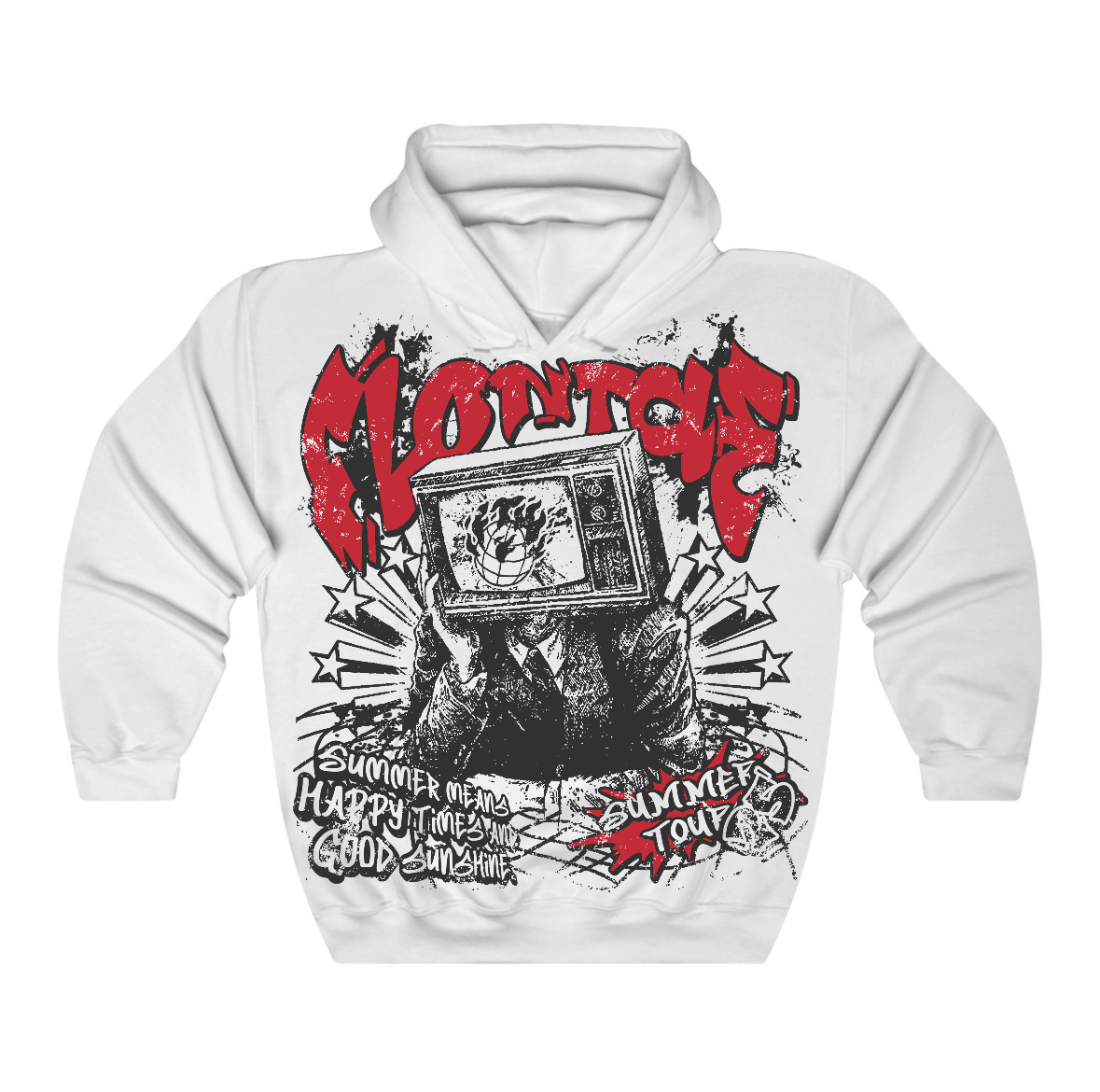 Chicago 1s Low Flontae Hoodie Happiness Graphic