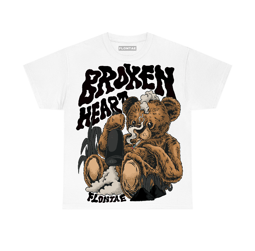 Black Cat 3s Flontae T-Shirt Broken Heart Graphic