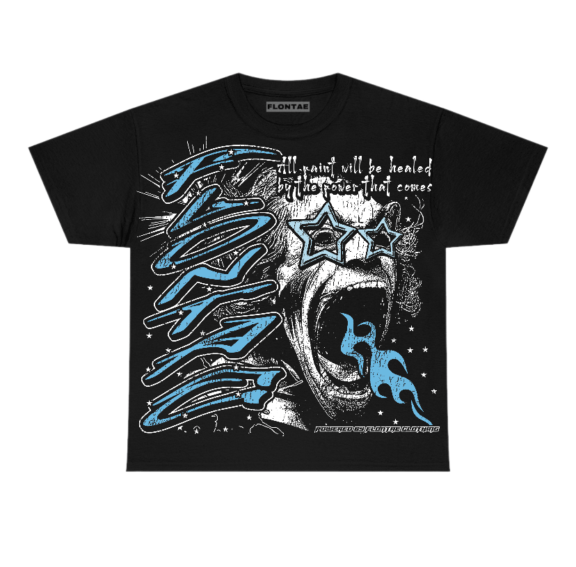 Legend Blue 11s Flontae T-Shirt Wonder Graphic