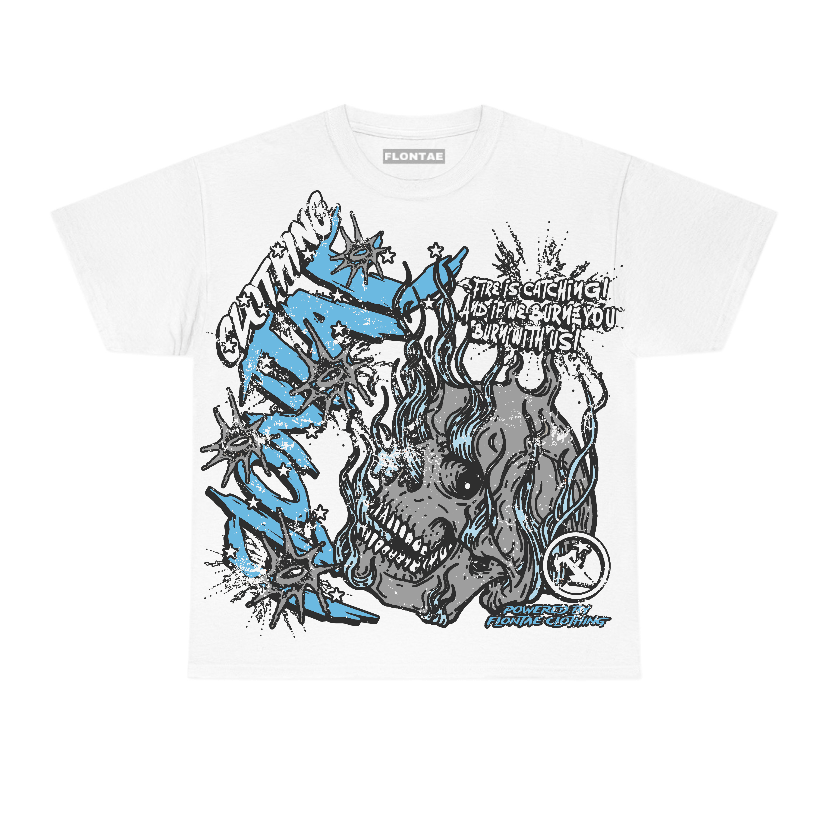 White Thunder 4s Flontae T-Shirt Under Control Graphic
