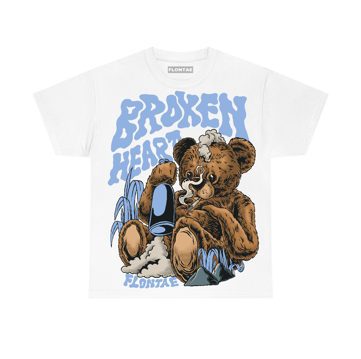 Forget Me Not 4s Flontae T-Shirt Broken Heart Graphic