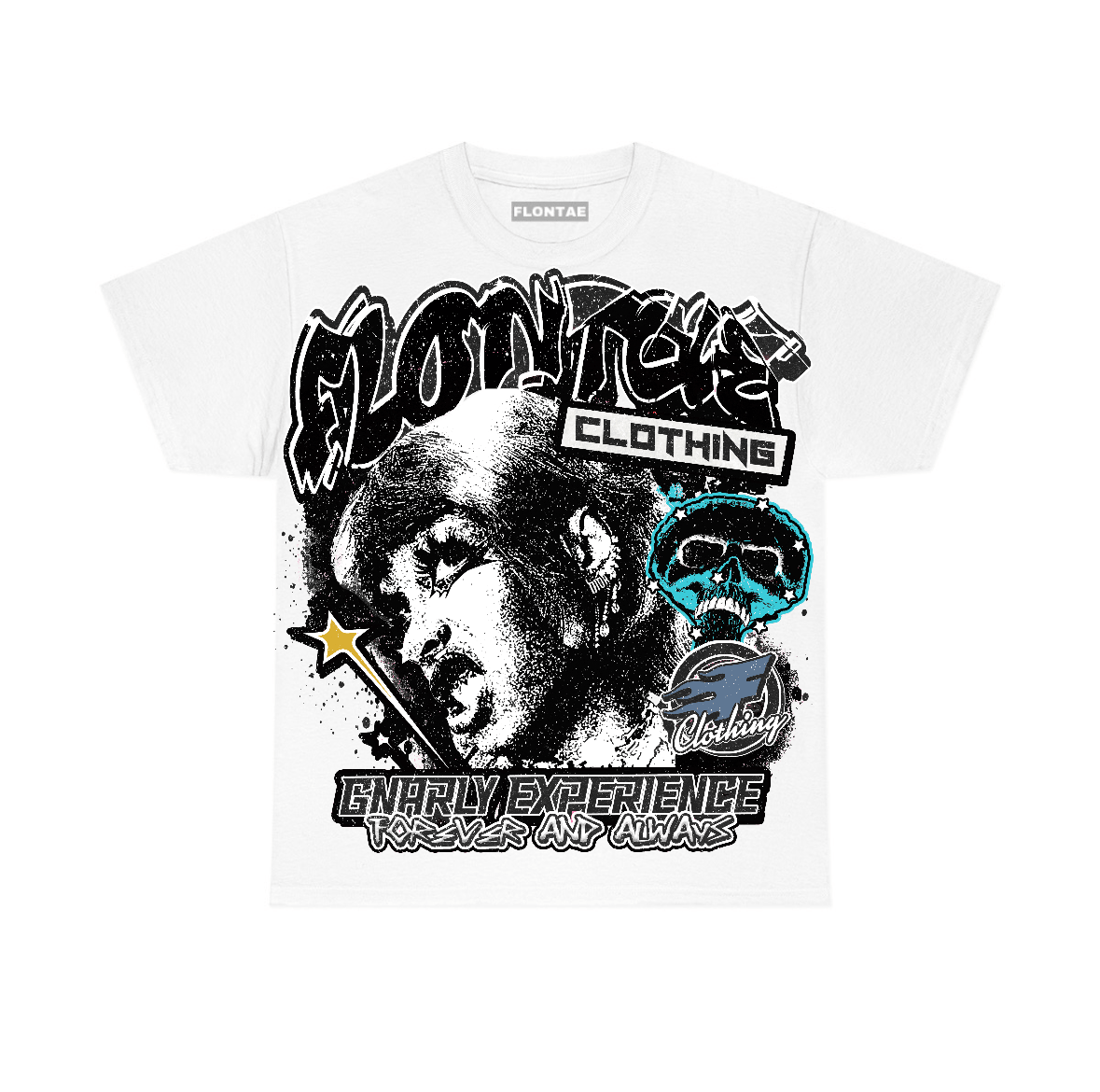 Gamma Blue 11s Flontae T-Shirt Great Performance Graphic