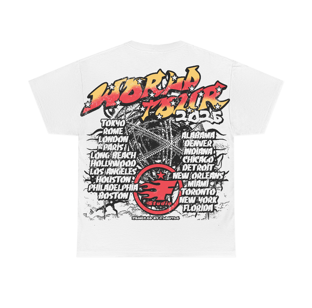 White No Victory Graphic T-Shirt – Unisex Cotton Streetwear Tee by Flontae