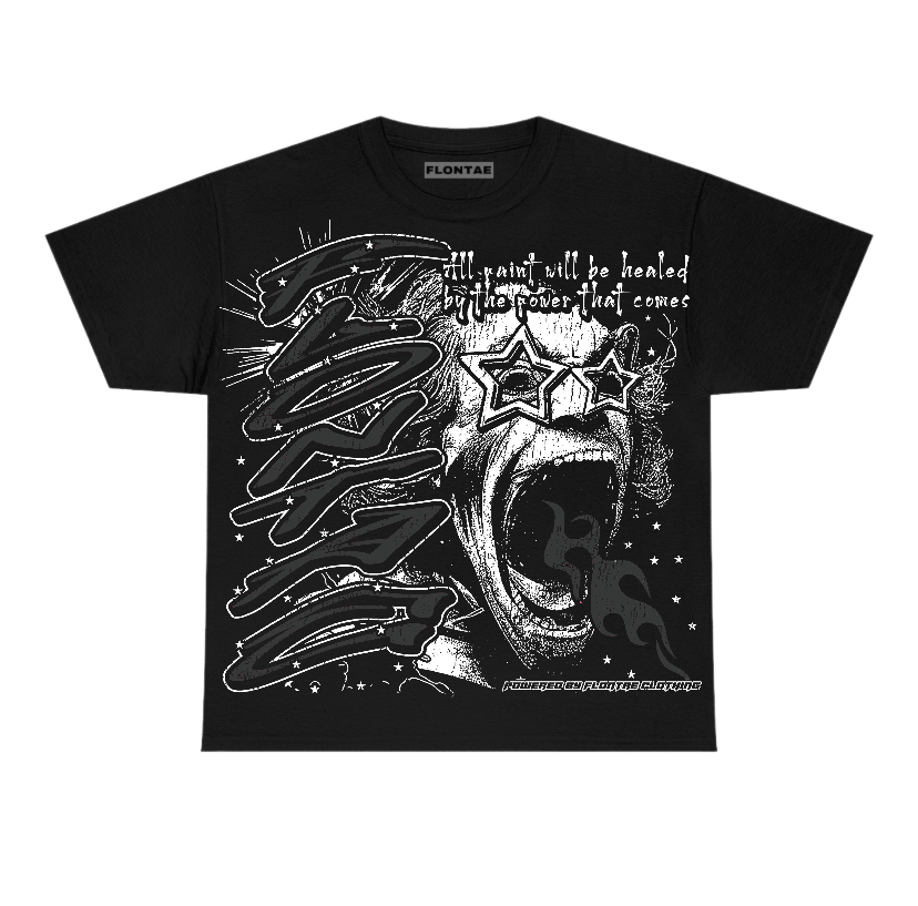 Black Cat 3s Flontae T-Shirt Wonder Graphic