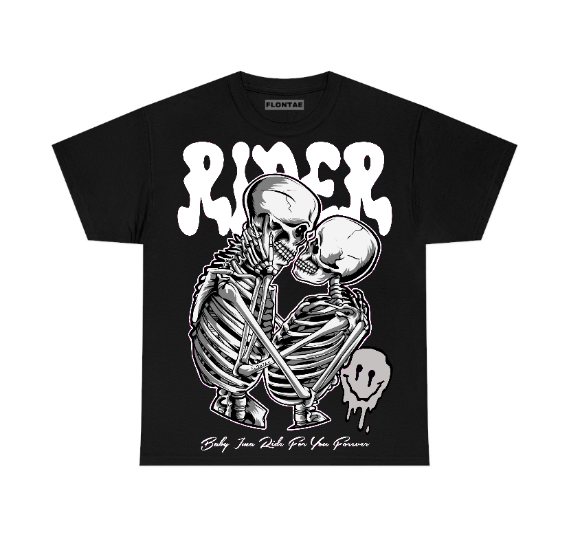 85 Metallic Black 1s Low Flontae T-Shirt Rider Graphic