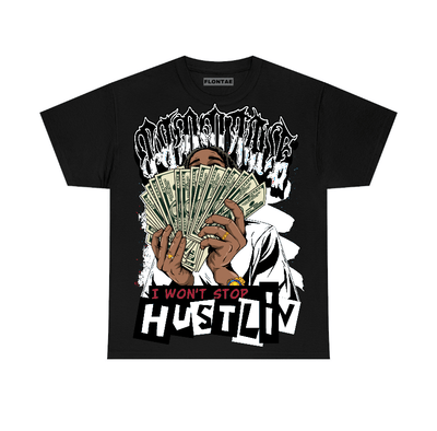 Black Toe 14s Flontae T-Shirt Hustlin Graphic