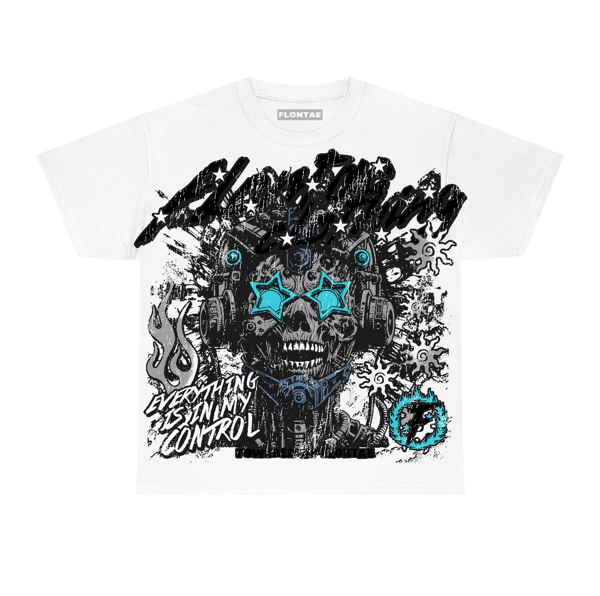 Gamma Blue 11s Flontae T-Shirt My Control Graphic