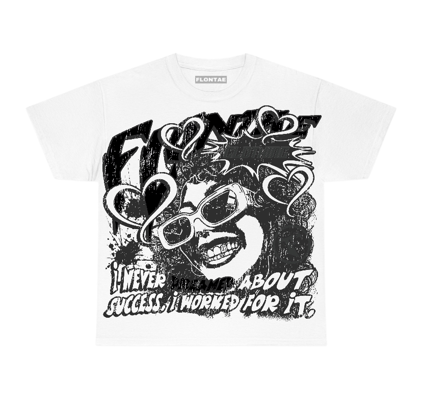 Black Cat 3s Flontae T-Shirt Never Dream Graphic