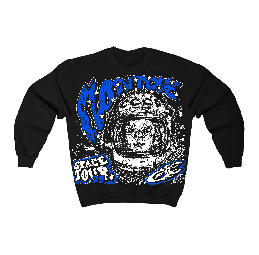 Blueberry 12s Flontae Crewneck Sweatshirt Get Around Graphic
