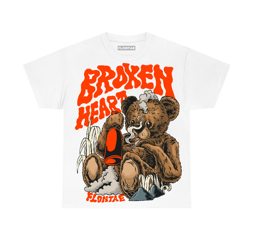 Georgia Peach 3s Flontae T-Shirt Broken Heart Graphic