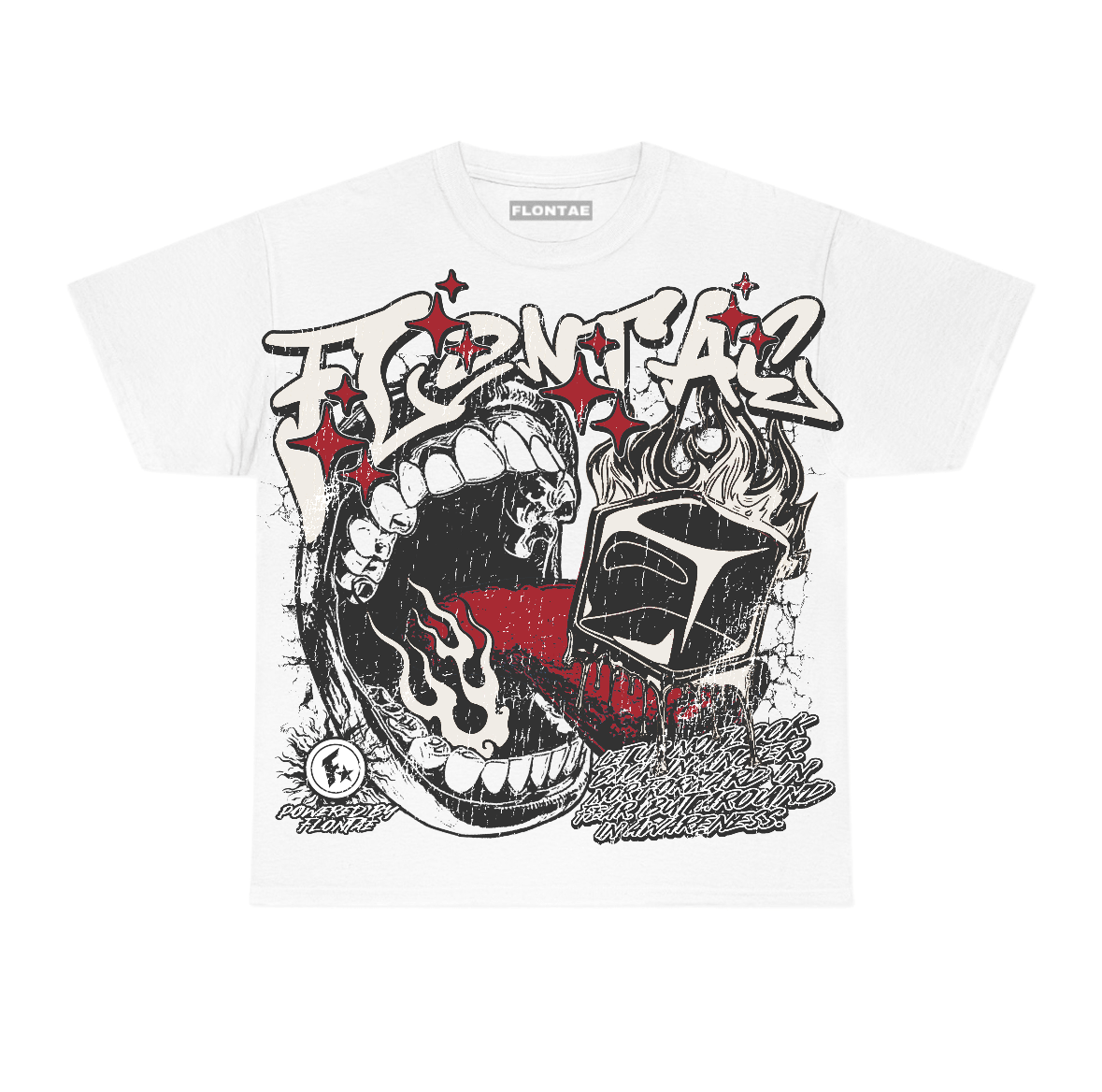 Valentine's Day 4s Flontae T-Shirt Silent Motion Graphic