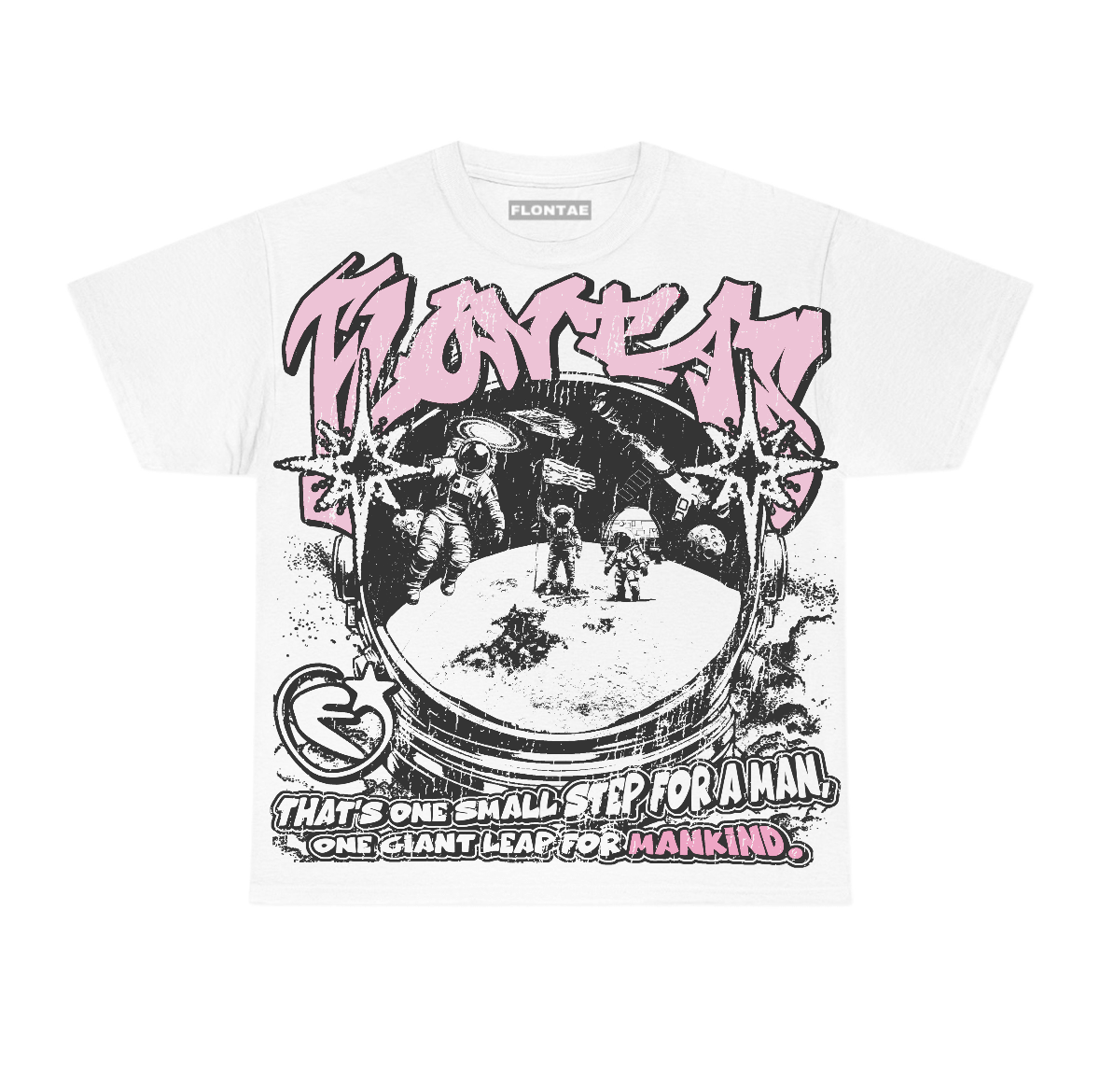 Pearl Pink 12s Flontae T-Shirt Be Proud Graphic