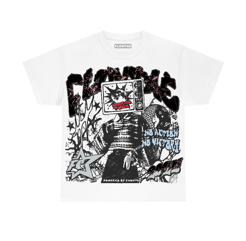 Black Metallic Reimagined 5s Flontae T-Shirt No Victory Graphic