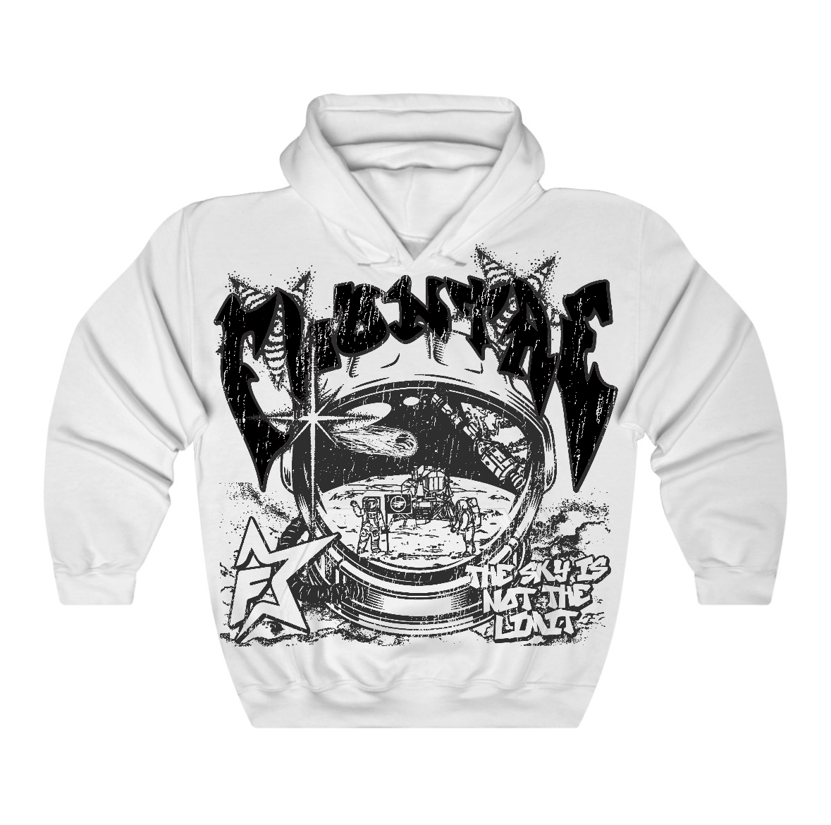 Black Cat 4s Flontae Hoodie Stay Ahead Graphic