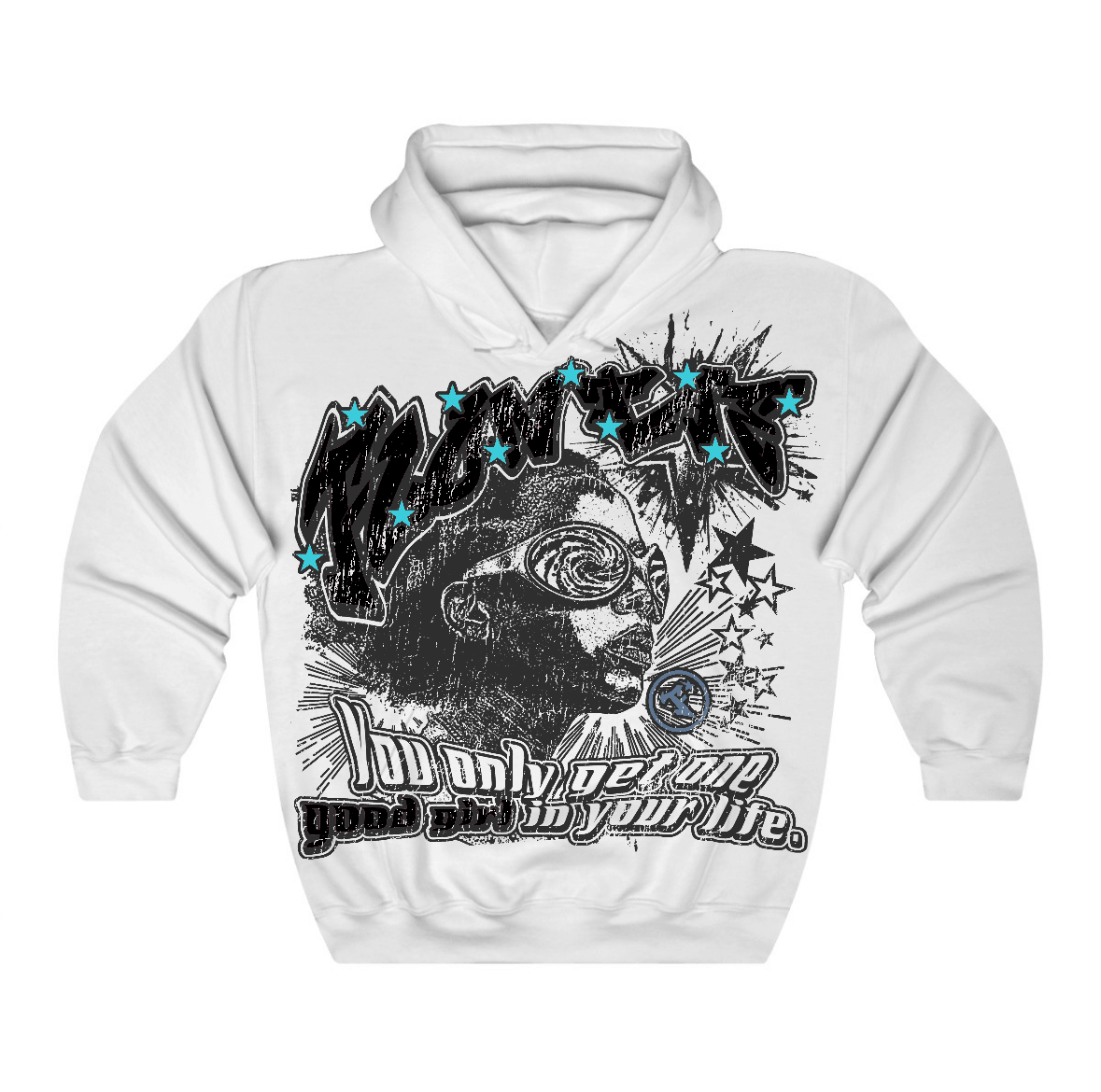Gamma Blue 11s Flontae Hoodie Good Girl Graphic