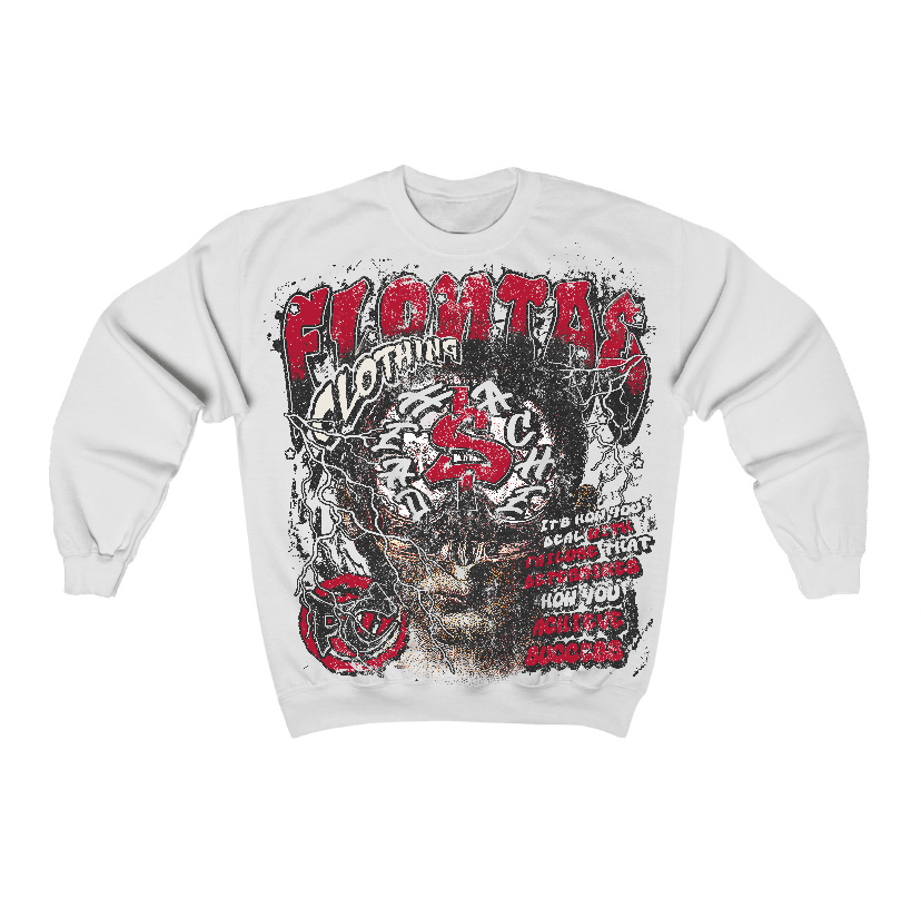 Black Toe Reimagined 1s Flontae Crewneck Sweatshirt Headstorm Graphic