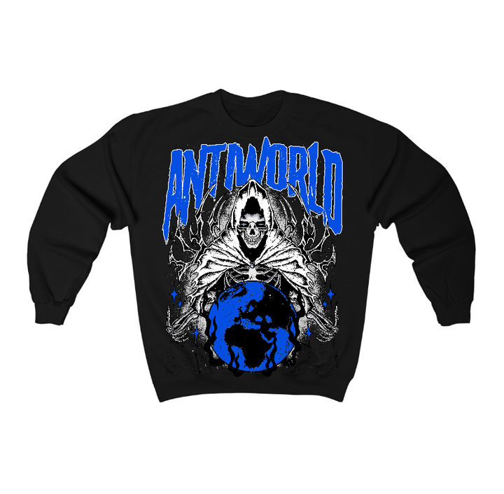 Blueberry 12s Flontae Crewneck Sweatshirt Lonely Graphic