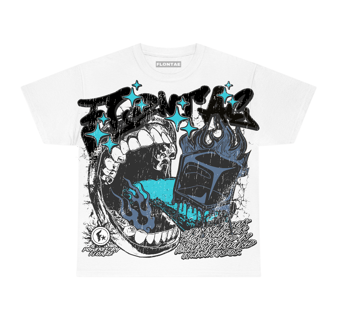 Gamma Blue 11s Flontae T-Shirt Silent Motion Graphic