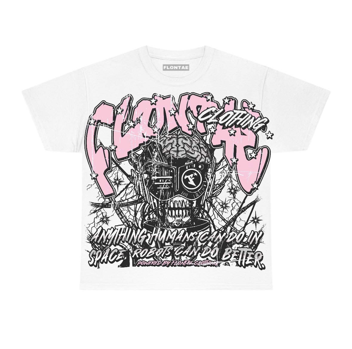 35th Anniversary 5s Flontae T-Shirt Never Cared Graphic