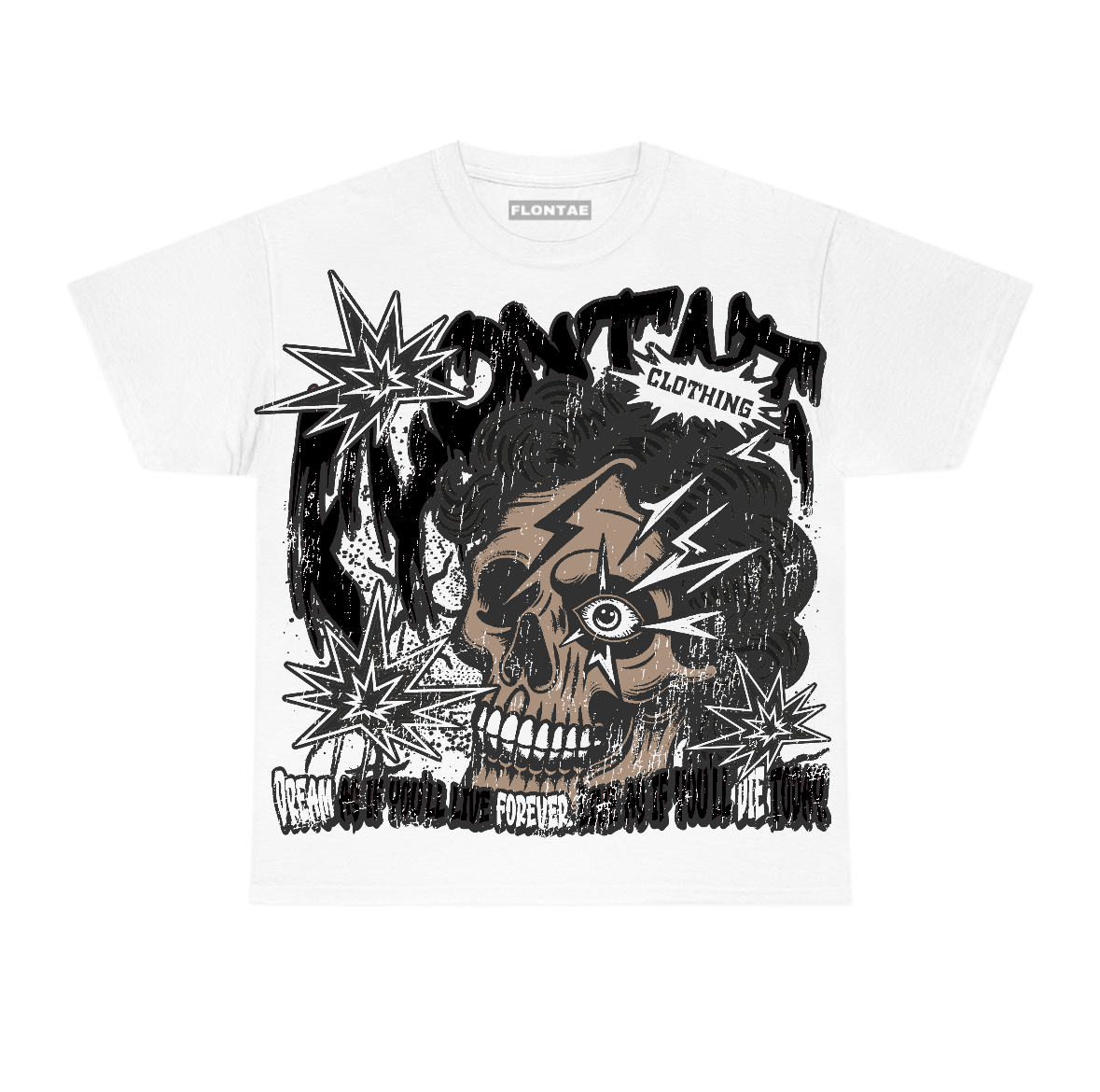 Black Cat 4s Flontae T-Shirt Dream Graphic