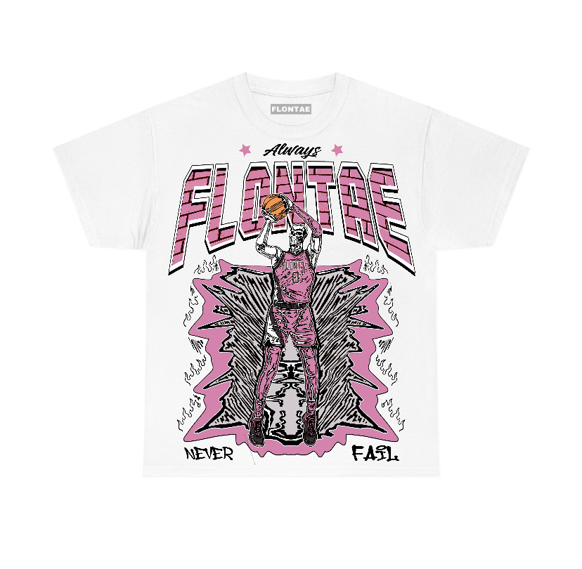 Orchid 4s Flontae T-Shirt Never Fail Graphic