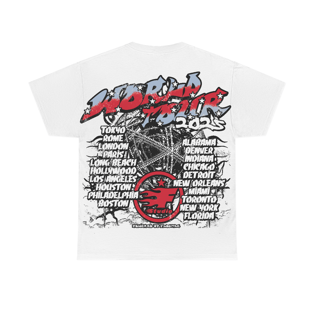 Fire Red “Black Tongue” 5s Flontae T-Shirt No Victory Graphic