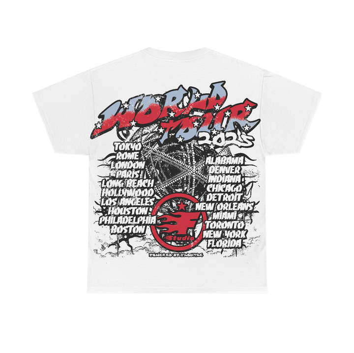 Fire Red “Black Tongue” 5s Flontae T-Shirt No Victory Graphic